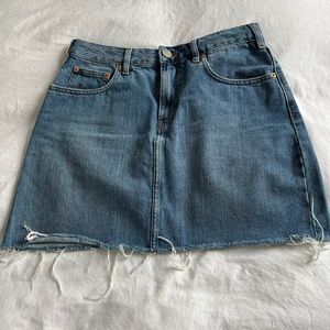 Denim Mini Skirt